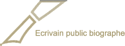 Ecrivain public biographe