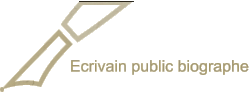 Ecrivain public biographe